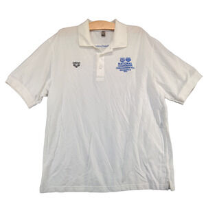 Zync Men's Arena National Championships Polo Shirt White Large Indianapolis 2013